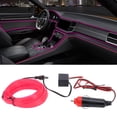 thumbnail image 1 of 3Meters Auto LED Strip Cigar Lighter Neon Light Driving Wire Tube for Car Interior Lighting, 1 of 7
