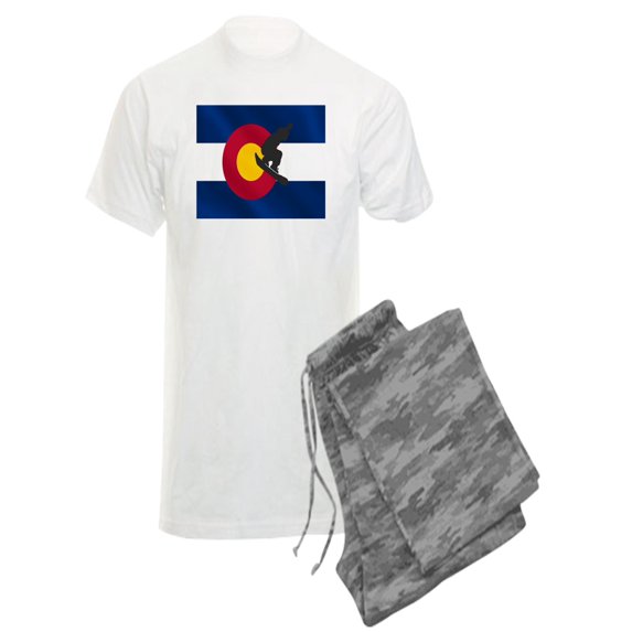 CafePress - Colorado Snowboarding - Men's Light Pajamas