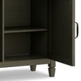 thumbnail image 5 of Connaught 40 inch Wide Solid Wood Traditional Entryway Storage Cabinet in Farmhouse Grey, 5 of 11