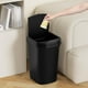 thumbnail image 2 of Bote de basura KSSKSS, paquete de 3 unidades, 10 litros, con tapa, para baño, oficina, cocina, 2 of 7