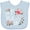 AE-Light Blue, variant on Inktastic Our First Mother's Day Pink Flowers Boys or Girls Baby Bib