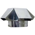 thumbnail image 1 of Gray Metal 4-327 4 in. Galvanized Round Vent Cap, 1 of 1