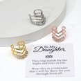 thumbnail image 4 of Anillos de oro para mujer, anillos ajustables delicados de plata chapada en oro de 14 quilates MFZFUKR CPB-US-PSF1340-2, 4 of 5