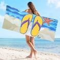 thumbnail image 4 of Tropical Ocean Palm Tree Beach Towel – Quick-Dry Microfiber Towel for Travel & Yoga, 4 of 6