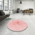 thumbnail image 4 of Ahgly Company Machine Washable Indoor Rectangle Transitional Pastel Red Pink Area Rugs, 6' x 9', 4 of 7
