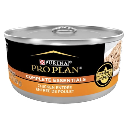Purina Pro Plan Complete Essentials, Chicken, Wet Cat Food, 5.5 oz Cans, 24 Pack