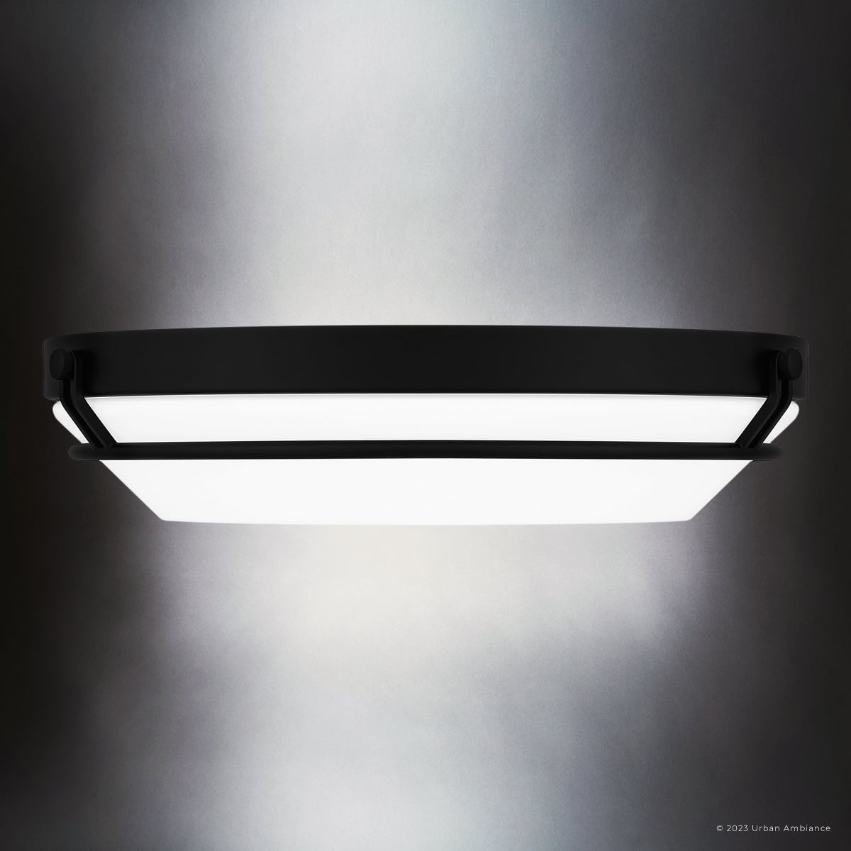 Luxury Minimalist Ceiling Light, Matte Black, UQL4700