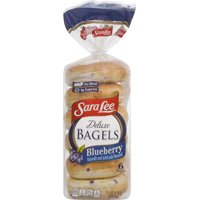 Sara Lee Blueberry Bagel 6pack 20oz