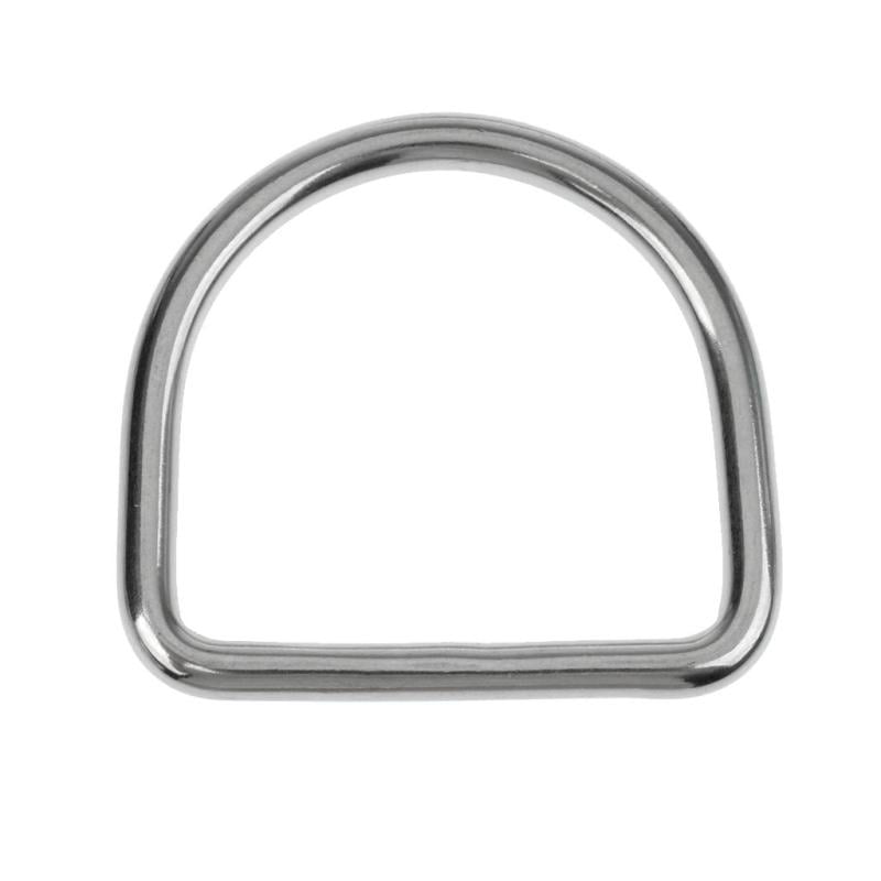 Anti-corrosion 316 Stainless Steel Scuba Bent D Ring for 2 inch Webbing Belt