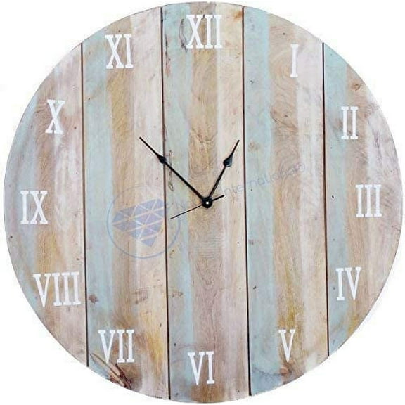Nagina International 36" Large Antique Custom Weathered Beautiful Hall Decor Clock | Large Decorative Gifts