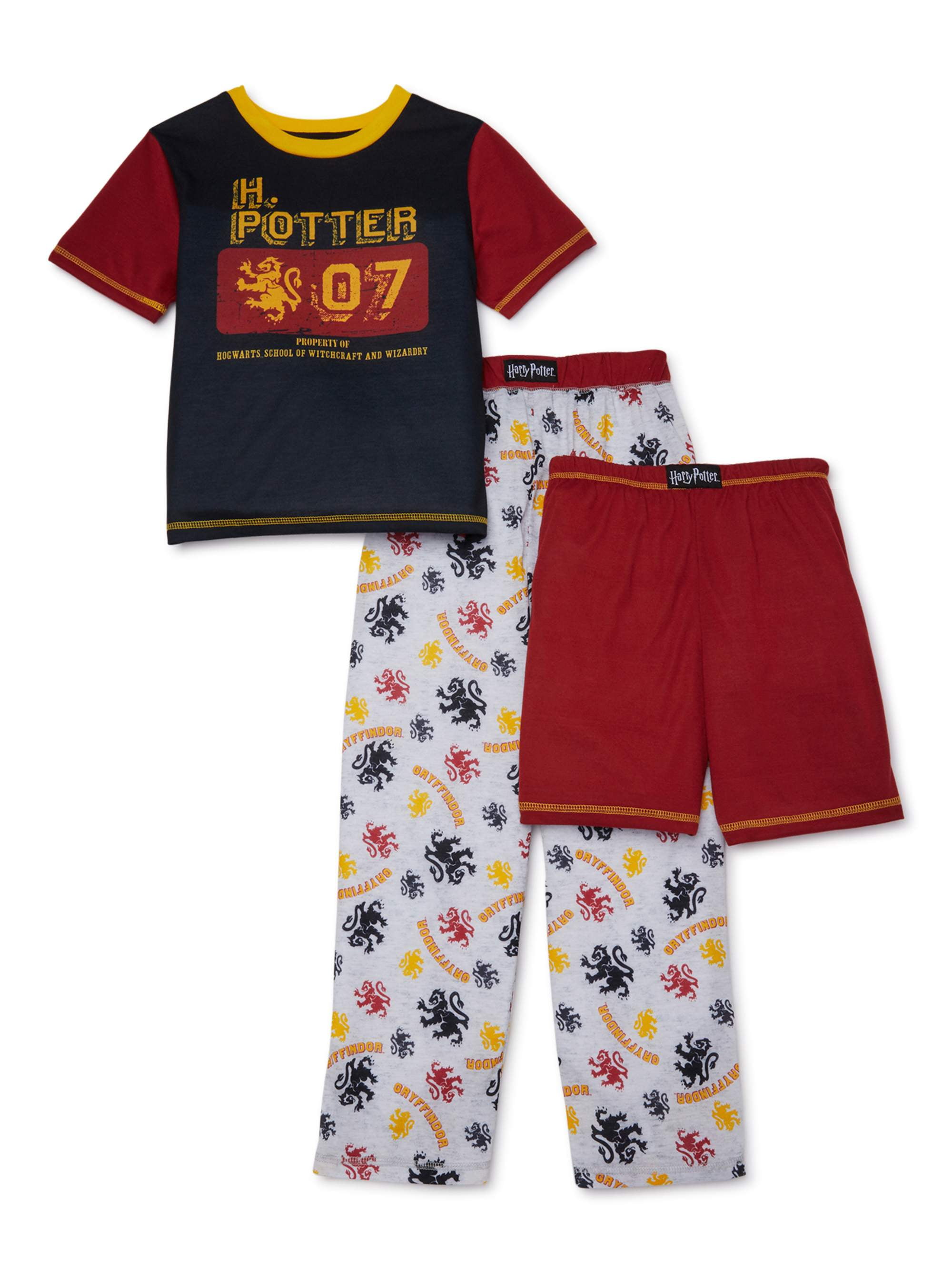 Harry Potter PyjamasKids Hogwarts Short PJsBoys Harry Potter Pyjama Set