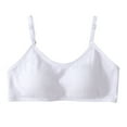 thumbnail image 6 of GYRATEDREAM Girls Seamless Training Bra Crop Cami Training Bras Seamless Bra Sports Bra Wireless Bras Elastic Thin Shoulder Straps, 6 of 8