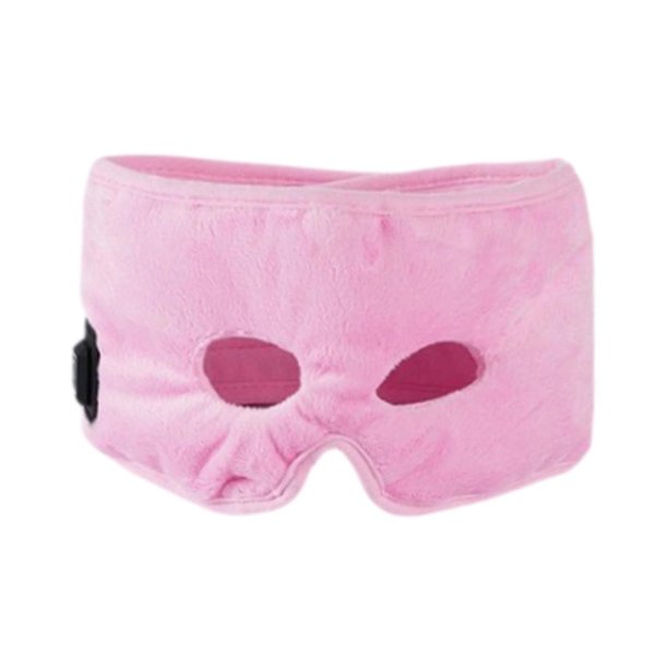 Antifaz térmico para ojos con temperatura ajustable para mayor comodidad, ideal para , almuerzo, noche o oficina. Rosa