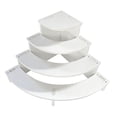 thumbnail image 2 of hengtong Corner Display Riser 4 Tier Desktop Display Shelf Display Rack Display Stand for, 2 of 10