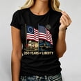 thumbnail image 2 of DHFJKG 250Th Anniversary USA Shirts For Women Short Sleeve Graphic Tees Independence Day 4Th Of July T Shirt, 2 of 4