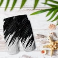 thumbnail image 4 of Aayomet Short de Plage pour Hommes avec Poche (Noir, G), 4 of 5