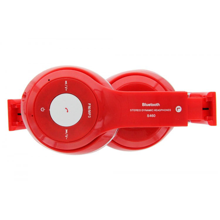 Sleek Stereo wireless Headphone S460 Red Walmart.com