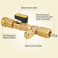 thumbnail image 6 of HVAC Valve Core Removal Tool, Valve Core Remover with Valve Cores, Nuts and R410 R32 Adapters, for R410 R32 R22 R12,As shown, 6 of 7