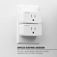 thumbnail image 6 of Merkury Smart Wi-Fi Plug - Smart Outlet Compatible with Alexa & Google, White (3-Pack), 6 of 10