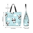 thumbnail image 5 of Yiaed Cute Panda Bear Print Handbag for Women Tote Purse Shoulder Bag Large Fashion Hobo Purse Handbag Shopping Tote, 5 of 5