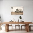 thumbnail image 5 of ZHONGYUTONG Farmhouse Barn Canvas Wall Art Rustic Windmill Picture Print Vintage Country Painting for Bedroom Decor Framed (16.00" x 24.00"), 5 of 5
