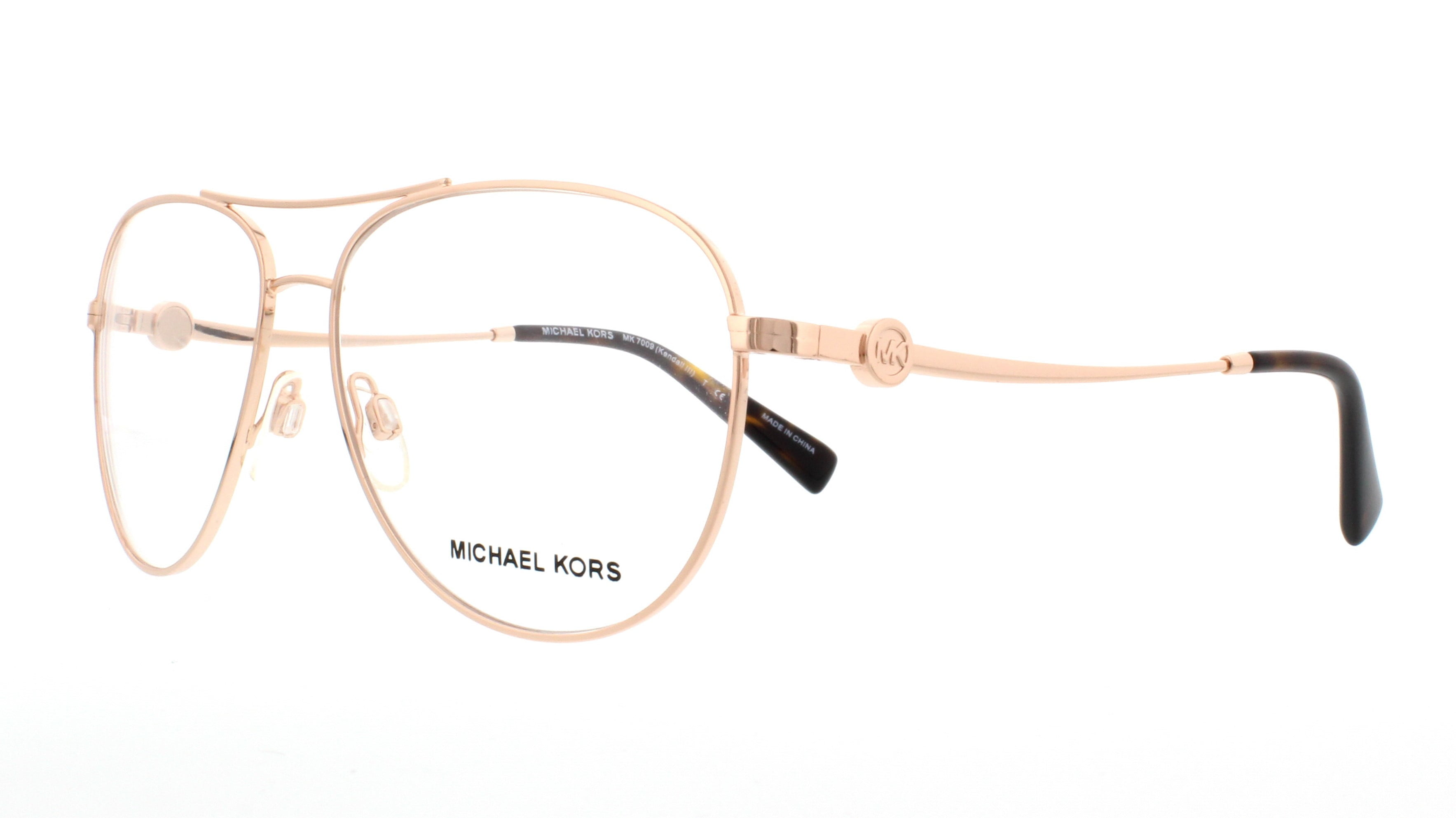 michael kors pink gold glasses