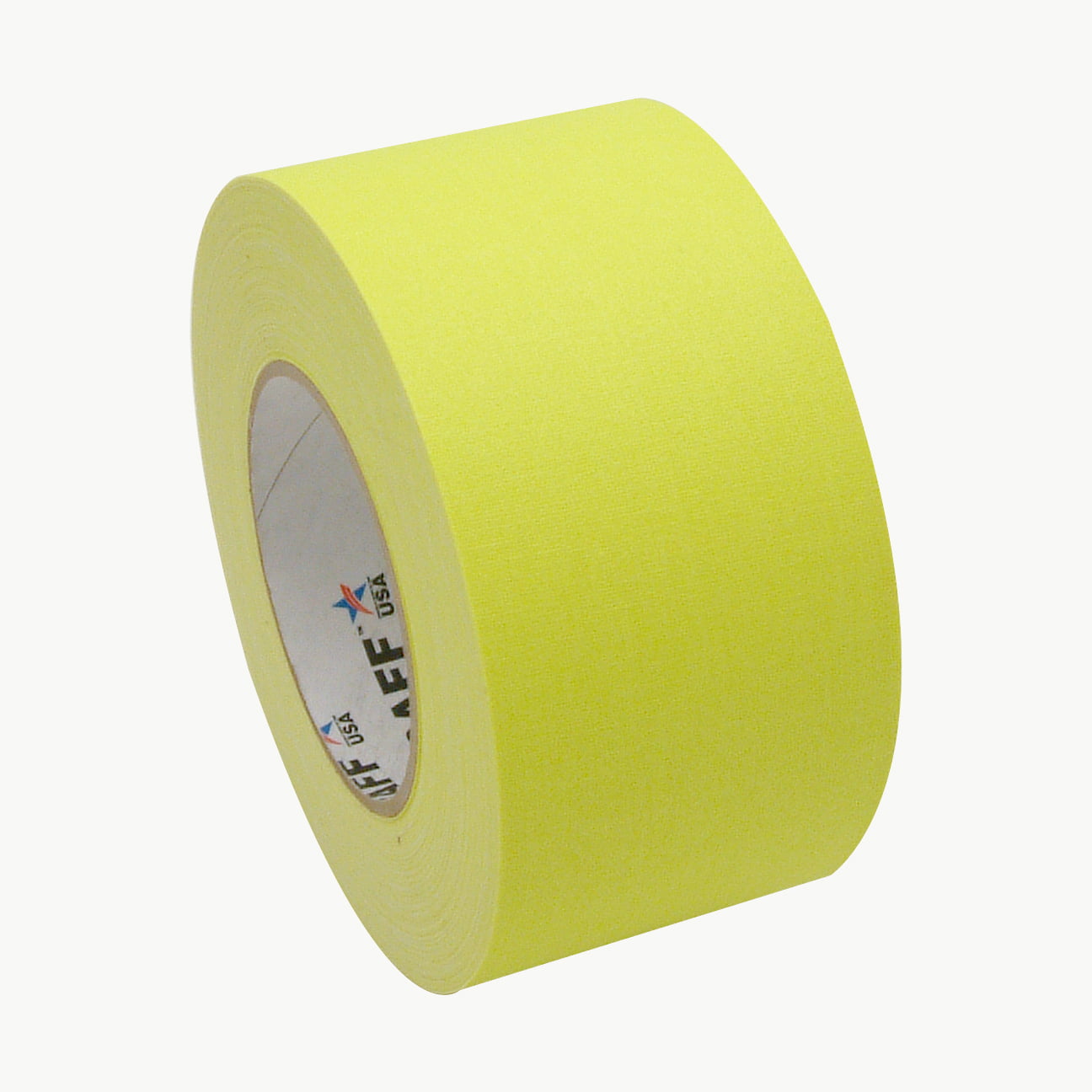 1 in x 50 yds. Pro Tapes Pro-Gaff-Neon Gaffers Tape Fluorescent Yellow 