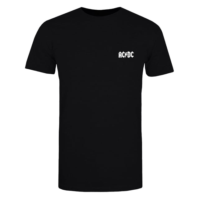 AC/DC Adult Black Ice Back Print T-Shirt