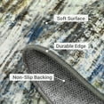 thumbnail image 5 of Haperlare Rugs Modern Abstract Washable Area Rugs for Bathroom Ultra-Thin Stain-Resistant Rugs for Kitchen Dining Room 5'x7' Blue Grey Indoor Floor Rug, 5 of 7