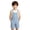 Sky Blue@GC@, variant on Kids Boys Girls Bib Overalls Casual Shortalls For Child Adjustable Strap Plaid Loose Romper Jumpsuit With Pockets