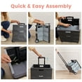 thumbnail image 5 of ECR4Kids Universal Rolling Cart, Black, 5 of 9