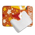 thumbnail image 6 of Honeii Happy Thanksgiving Three Gnomes Pattern Bathroom Anti-Skid Pad Bathroom Mat Vintage Seamless Pattern Not-Slip Toilet Rug Set, 6 of 6