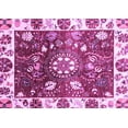 thumbnail image 1 of Ahgly Company Indoor Rectangle Oriental Purple Traditional Area Rugs, 2' x 5', 1 of 4