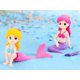 thumbnail image 2 of Figuras de sirena en miniatura de 4 Uds., adornos para tartas de muñeca de sirena, juego de colección de figuras de sirena, decoración de tarta de cumpleaños, 2 of 5