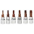 thumbnail image 3 of Lefu 6 Pcs Tête de Torche Embouts de Tournevis 1/4 Pouce Clés T10-T40, 3 of 10