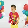 thumbnail image 5 of BESTSKY Electric Fire Truck Kids Toy - with Bright Flashing 4D Lights & Real Siren Sounds | Bump and Go Firetruck for Boys | Fire Engine Toy Trucks, 5 of 6