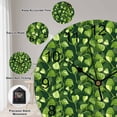 thumbnail image 6 of Wall Clock 14 inch Green Leaf Vines Battery Operated Clocks Silent Non-Ticking Wallclock Spring Plant Round Decorative Wall Clocks for Home Office School, 6 of 8