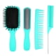thumbnail image 2 of Peine para el cabello, juego de cepillos para el cabello de 4 piezas, cepillo para el cabello para desenredar, cepillo para el cabello con paleta, artesanía superior, 2 of 8