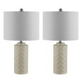 thumbnail image 4 of SAFAVIEH Artef 24 in. Ancient Motifs Table Lamps, Ivory, Set of 2, 4 of 8