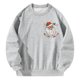thumbnail image 2 of Sudadera para mujer con cuello redondo, ropa deportiva, jersey, camisetas de manga larga para desplazamientos, camping, oficina, otoño e invierno , SG, 2 of 8