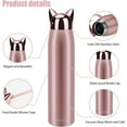thumbnail image 5 of Cute Cat Water Bottle, Stainless Steel Insulated Water Bottles Thermos Vacuum Travel Coffee Mug, 320 Ml/10.8 Oz, 5 of 5