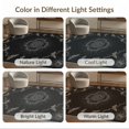 thumbnail image 7 of ODIKA 6'x9' Washable Area Rug Goth Moth Gothic Vintage Academia Border Traction Synthetic Boho Flowing Dynamic for Queen Size Bedroom, Under Bed, Master Suite, Easy Care, Non-Shedding, 7 of 7