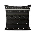 thumbnail image 2 of Black and White Geometric Throw Pillow Covers,Farmhouse Minimalism Throw Pillow Covers 16"x16", 1PCS, Linen Study Sofa Cushion Cover Indoor Living Room Home Decor(doubleside Print), 2 of 2