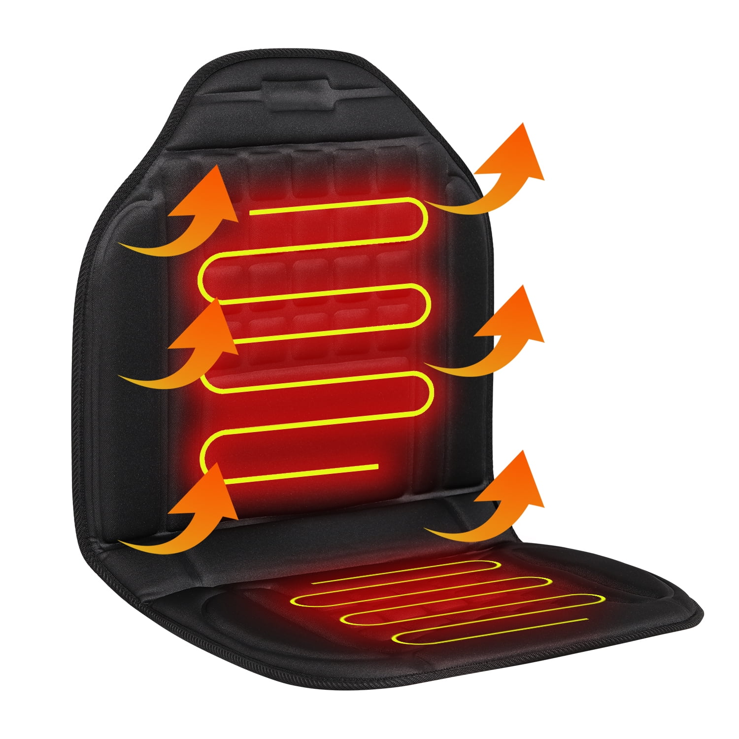 Mynt Universal Heated Heating Car Front Seat Cushion Cover Warm with