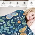 thumbnail image 3 of Nawypu Butterfly Throw Blanket Ultra Soft Warm Colorful Flower Blankets for Bed Chair Sofa Couch Bedroom Decor All Season, 3 of 6