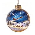 thumbnail image 3 of 5PCS Glowing Christmas Ornaments - Mini Gold Light-Up Christmas Ball Ornaments - Christmas Tree Ornament with Warm LED Light for Tree Mantel, Holiday Scene Decoration & Gift, 3 of 9
