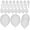 White, variant on 200pcs Clear Latex Balloons Decorative Transparent Balloon Party Layout Props