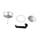 thumbnail image 4 of Espresso Coffee Moka Pot Replacement Parts For Cups Moka Pot Handle Gasket Seal Funnel Filter Accessories, 4 of 11