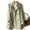 Green plus size cardigan with pockets a1, variant on Women Plus Size Fall Winter Collared Long Sleeve Button Down Open Front Solid Casual Coat Jacket Loose Cardigan Blazer Outwear for Office Daily, Green 2XL