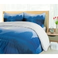 thumbnail image 5 of Ambesonne Blue Duvet Cover Sets, Sunrise Raft River Scenery, 2-Queen, Royal Blue Aqua, 5 of 7